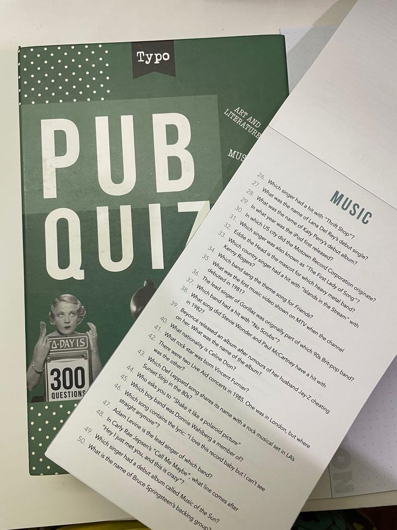 Pub Quiz Game, Hobbies & Toys, Toys & Games on Carousell