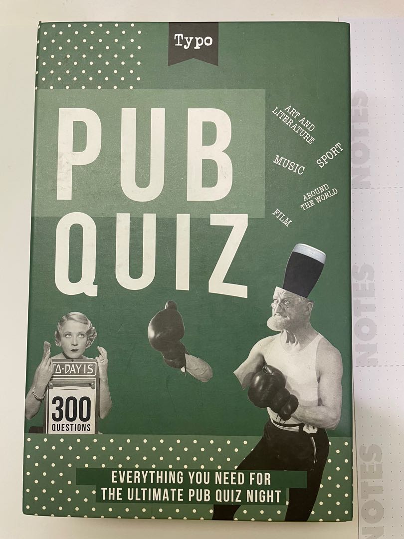Pub Quiz Game, Hobbies & Toys, Toys & Games on Carousell