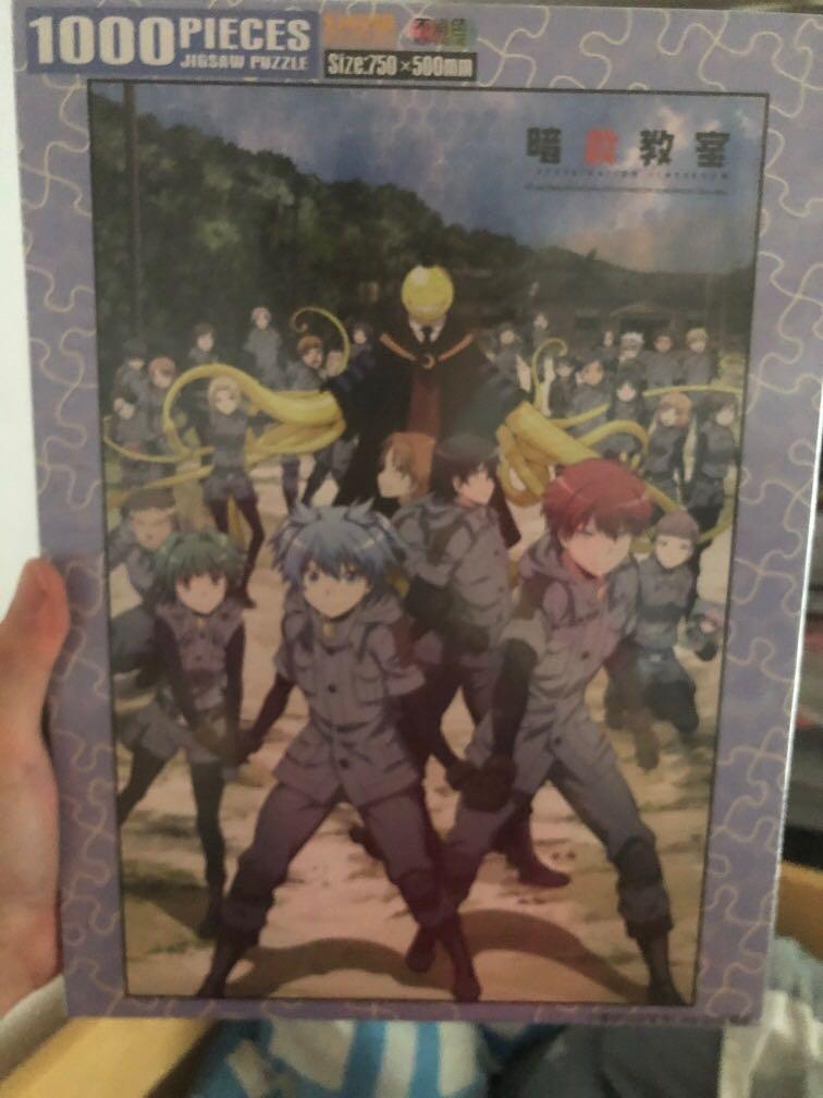 暗殺教室puzzle 拼圖1000塊 興趣及遊戲 玩具 遊戲類 Carousell