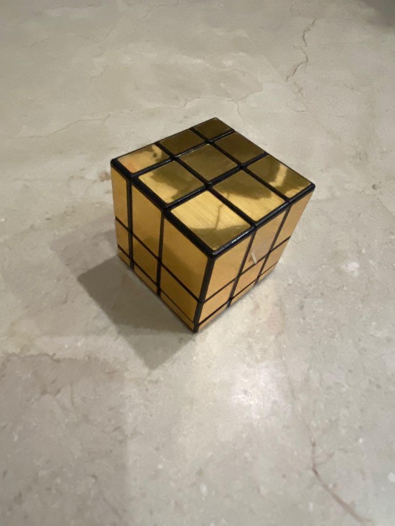 QiYi ghost cube miroir doré