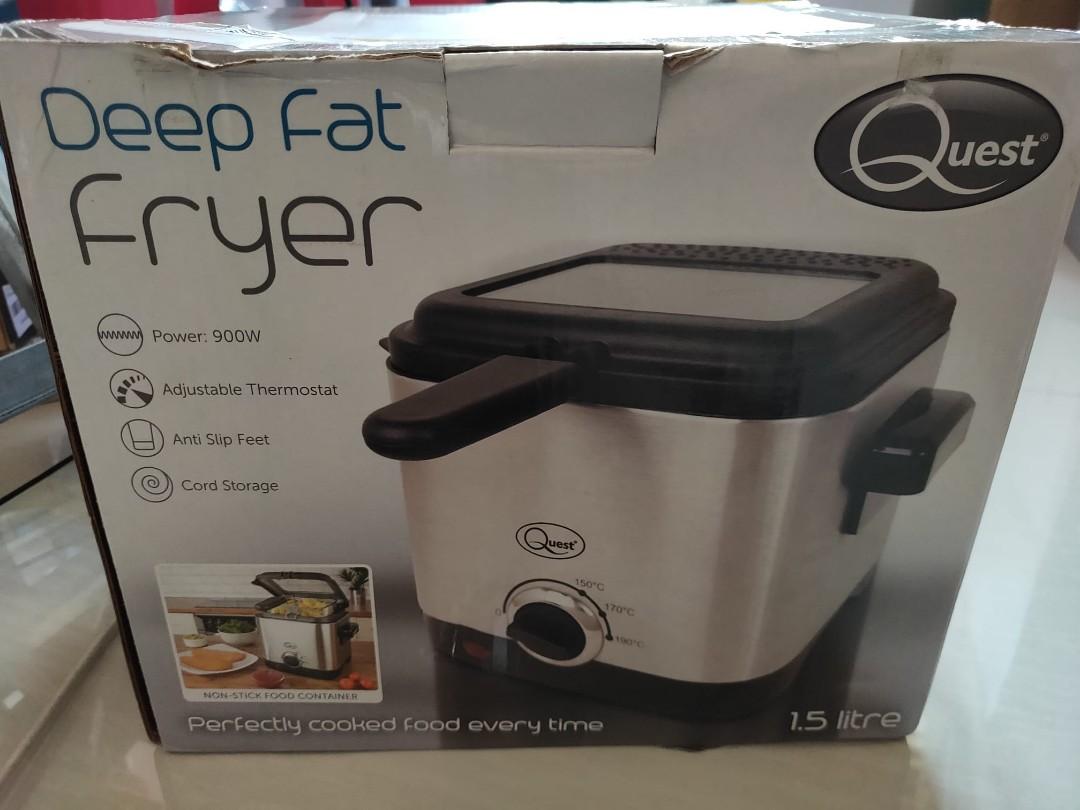 Quest deep fryer 1.5L, TV & Home Appliances, Kitchen Appliances, Fryers