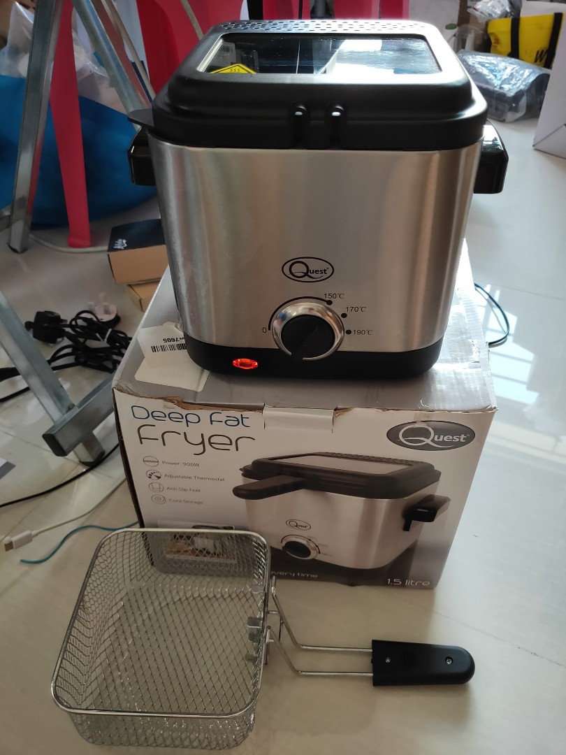 Quest deep fryer 1.5L, TV & Home Appliances, Kitchen Appliances, Fryers
