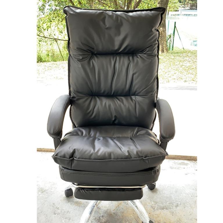 Boss chair with leg rest shop