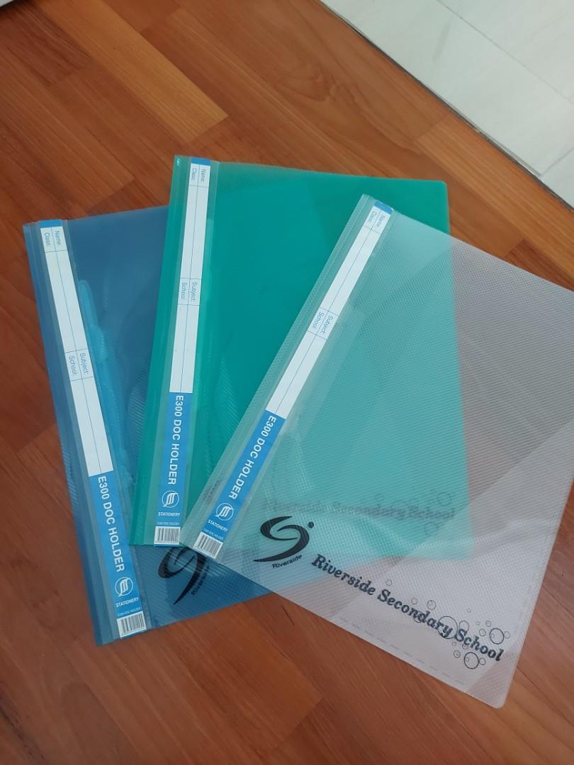 files (Category: Everything Else) located in Singapore. Submitted by janieeee (Listing ID 1149882342, Image 1). Description: Riverside secondary school ring file and punched file selling it away to clear my space and never use before. $0.50 each!.