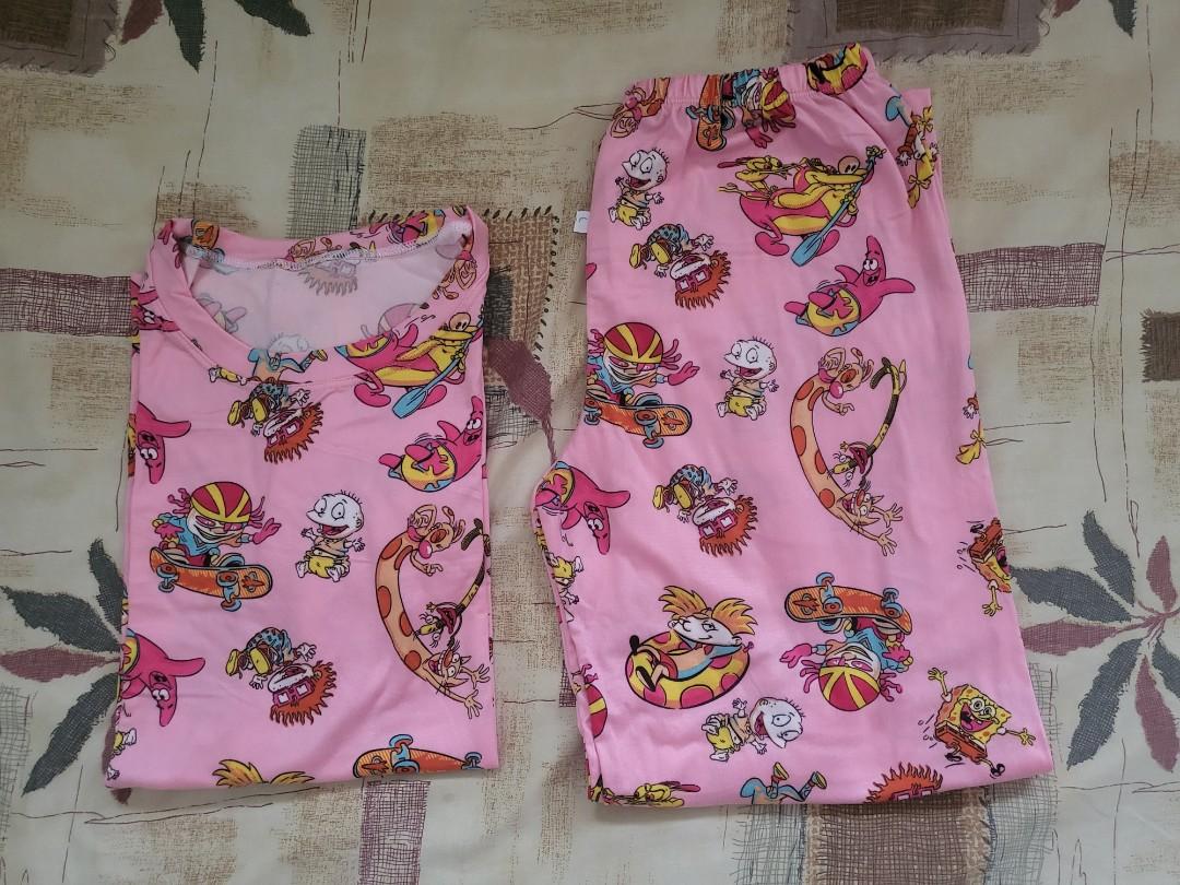 Rugrats Pajama set adult ladies cotton Women s Fashion New