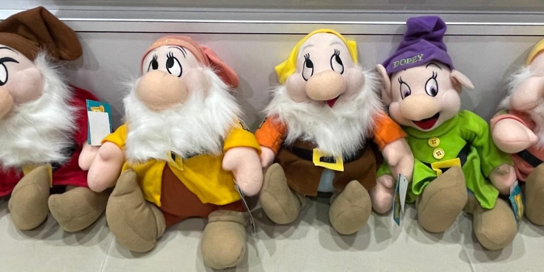 disney plush seven dwarfs