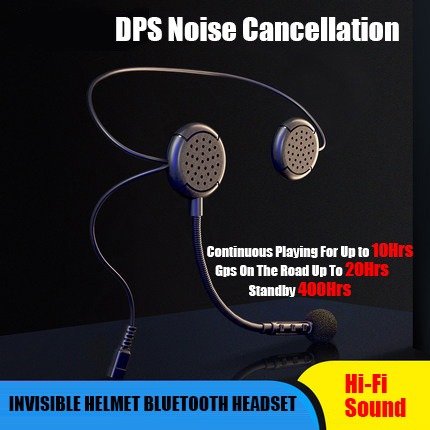 [SG Ready Stock] M1 Invisible Motorcycle Helmet Bluetooth Headset