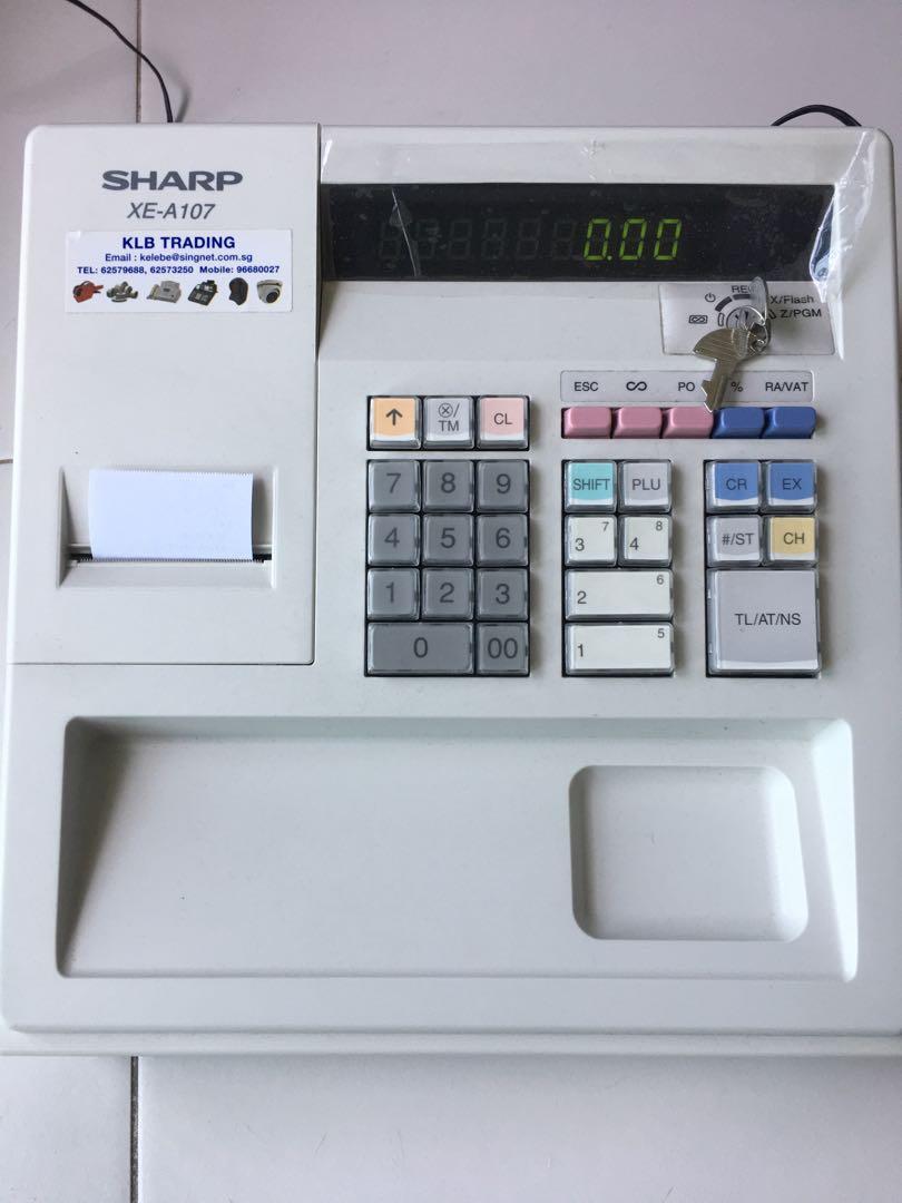 Sharp Cash Register XEA107, Everything Else on Carousell