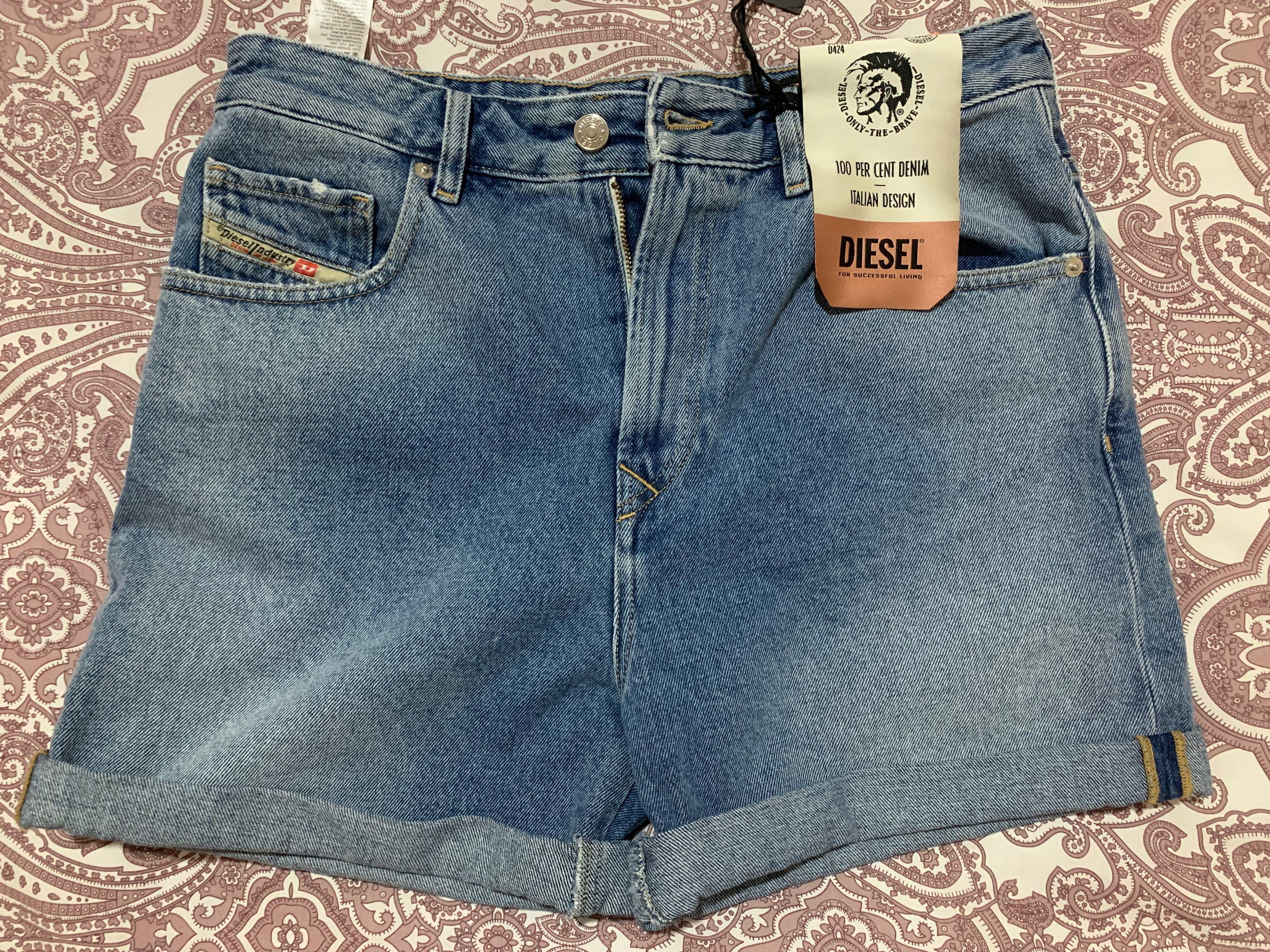 Short Jeans Diesel Asli 100%, Fesyen 