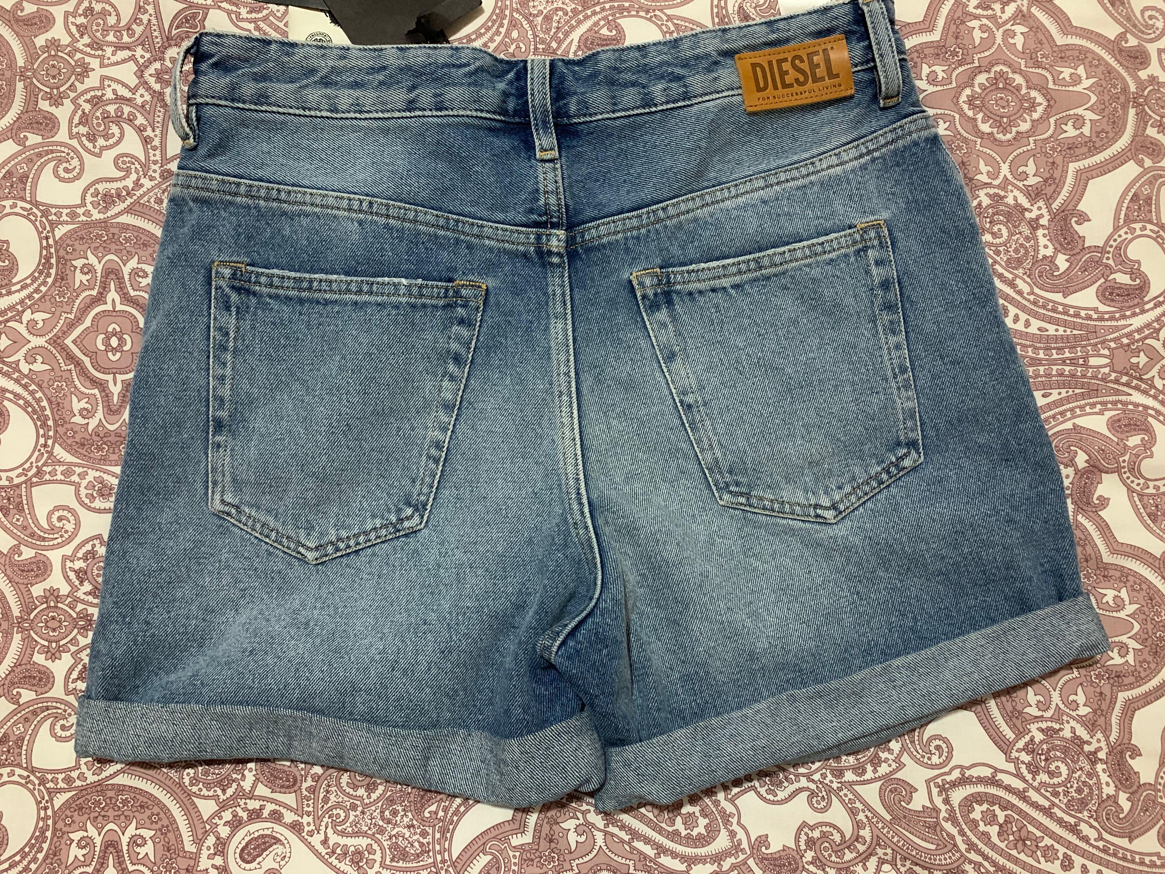 Short Jeans Diesel Asli 100%, Fesyen 