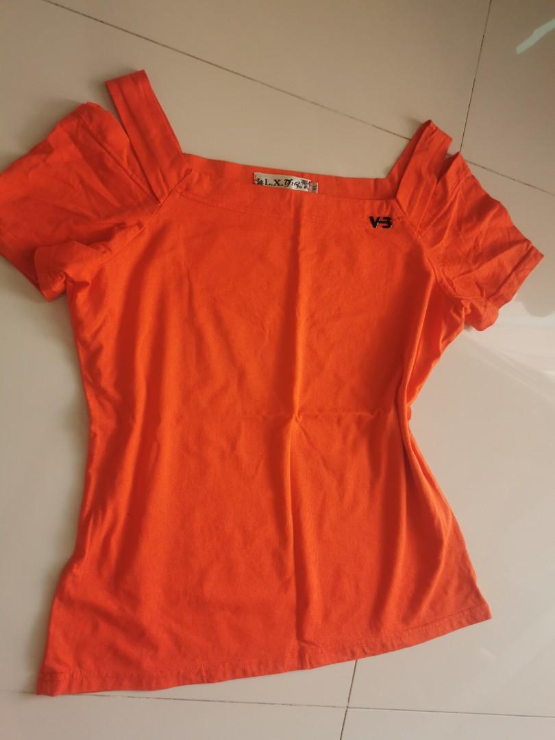 Shoulder cut open top, Women's Fashion, Tops on Carousell