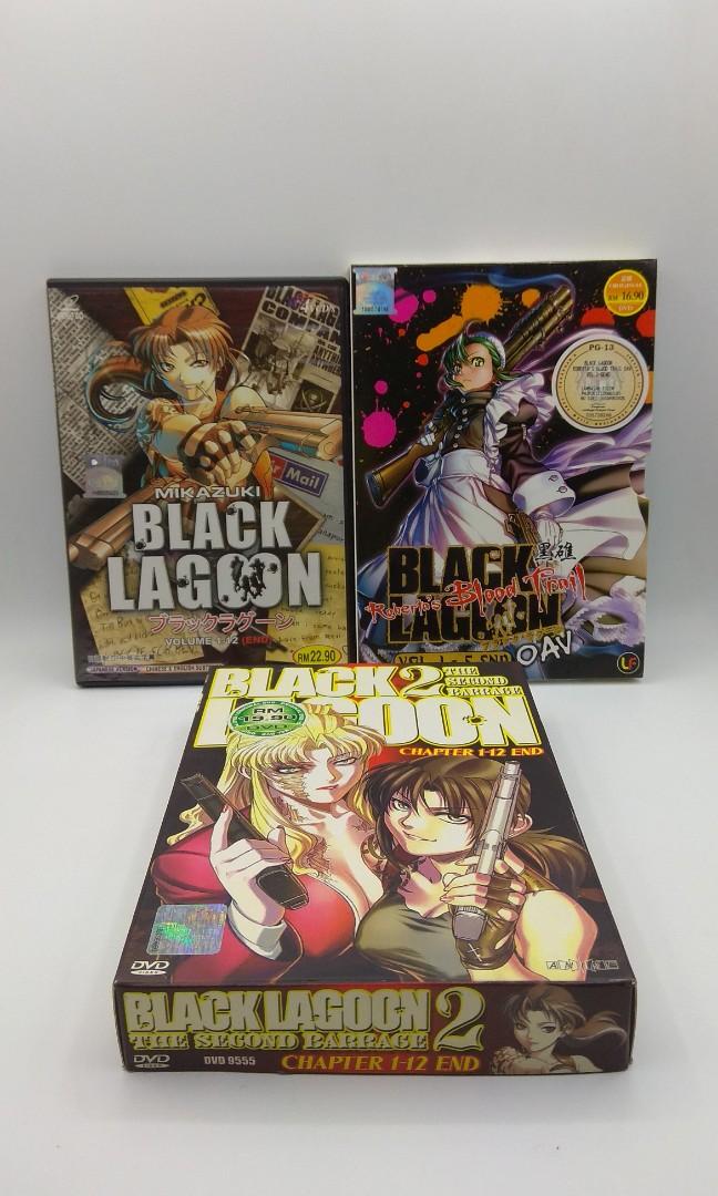 Black Lagoon Japanese Anime 2 Dvd 1 Vcd Sets Hobbies Toys Music Media Cds Dvds On Carousell