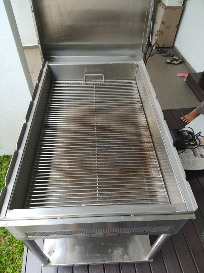 Stainless Steel BBQ charcoal grill Furniture Home Living