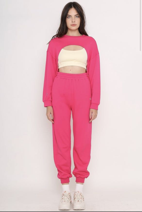 pink jordan sweatpants