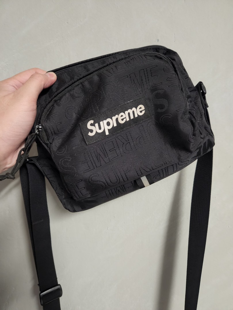 Supreme Shoulder Bag (SS19) Black, Men's Fashion, Bags, Sling Bags on ...