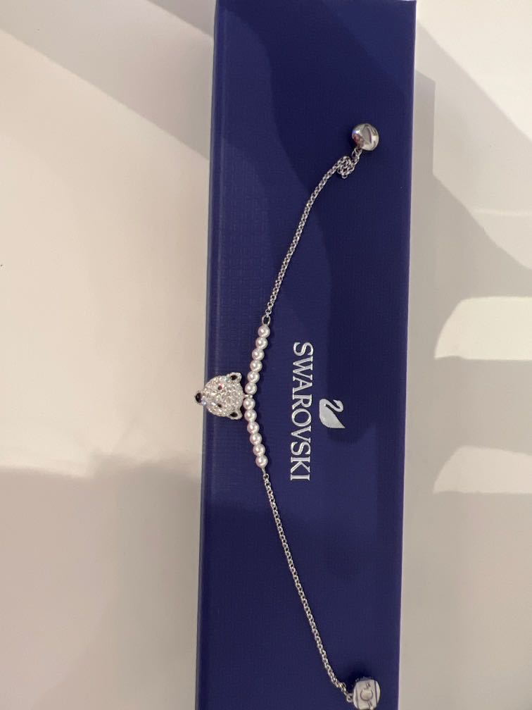 Swarovski polar bear bracelet