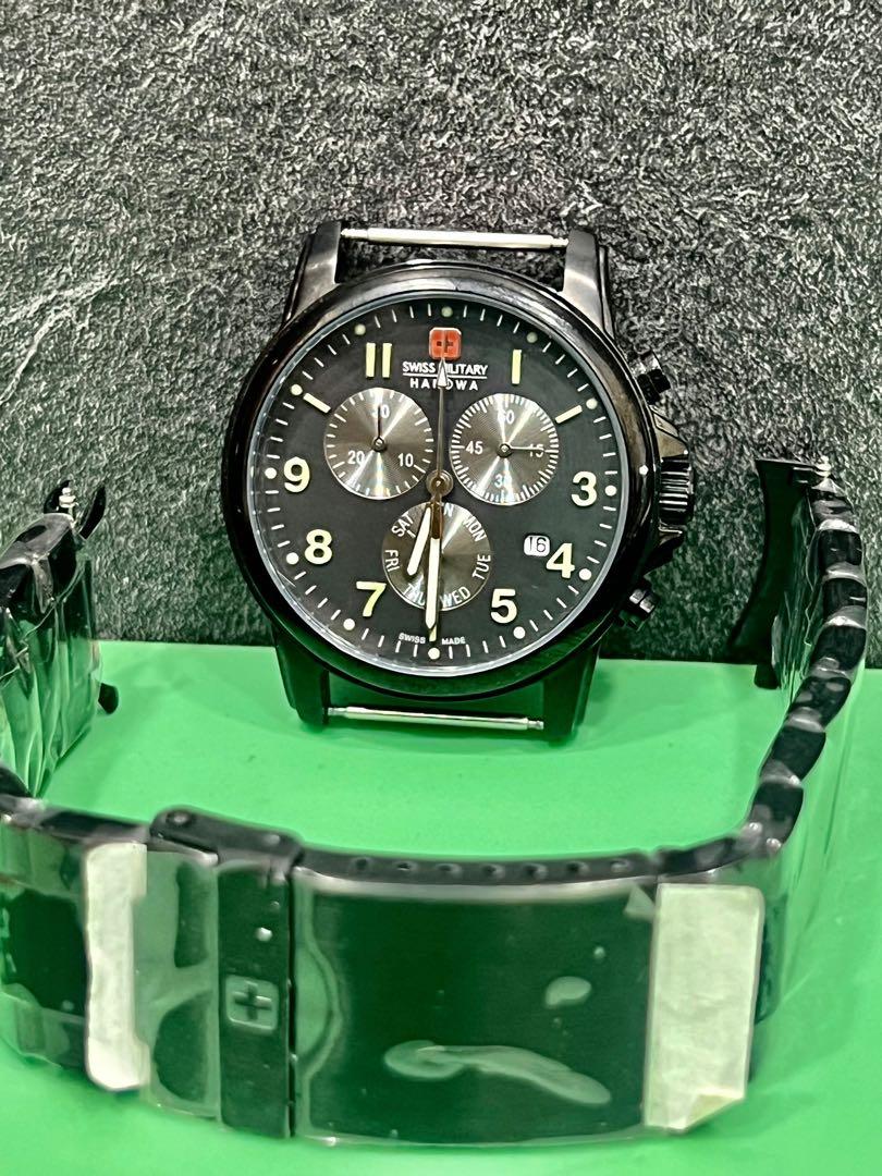 Swiss Military Hanowa Chronograph Military PVD Men s Fashion Watches Accessories Watches on Carousell