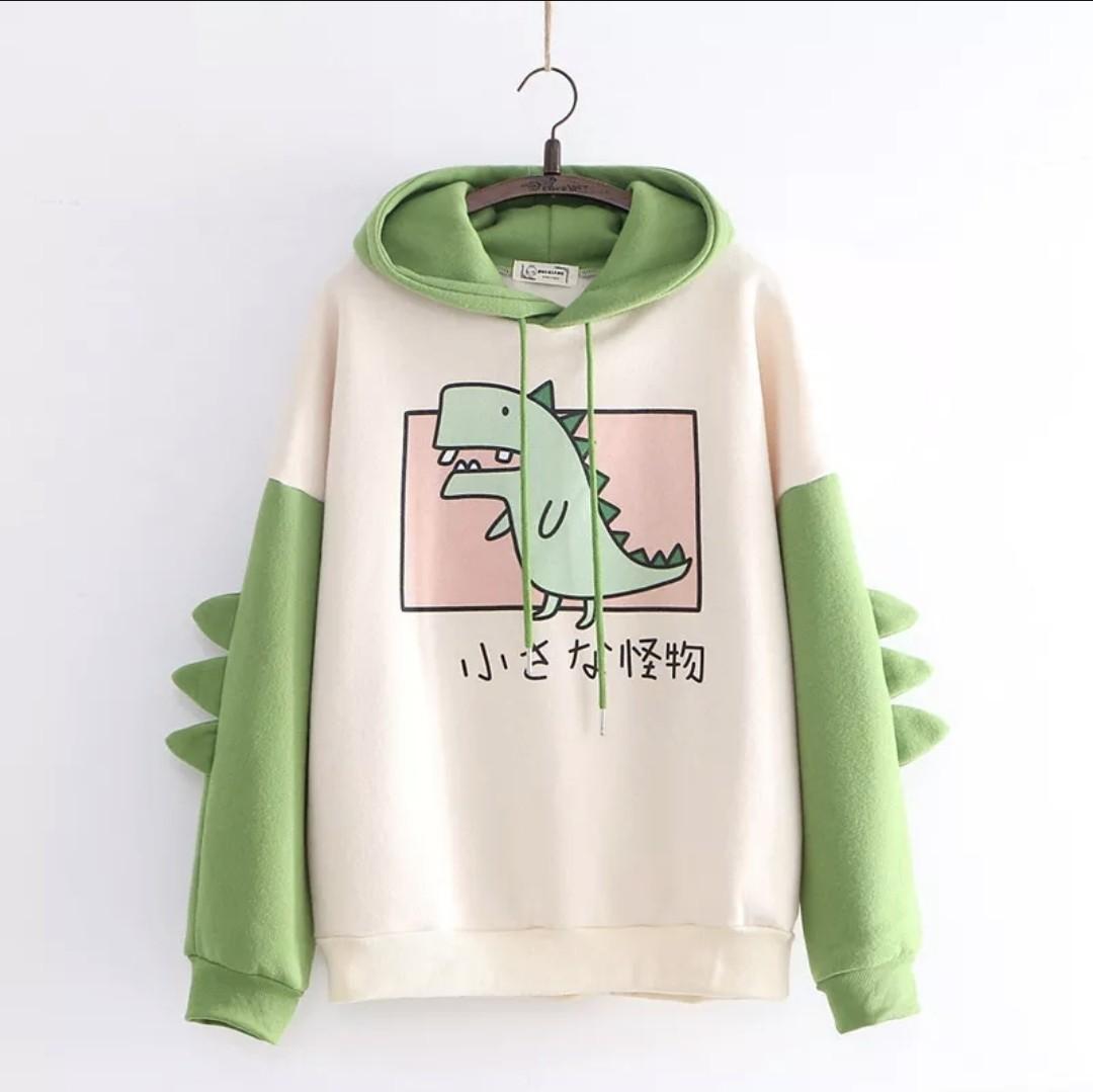 Girl dinosaur hoodie on sale