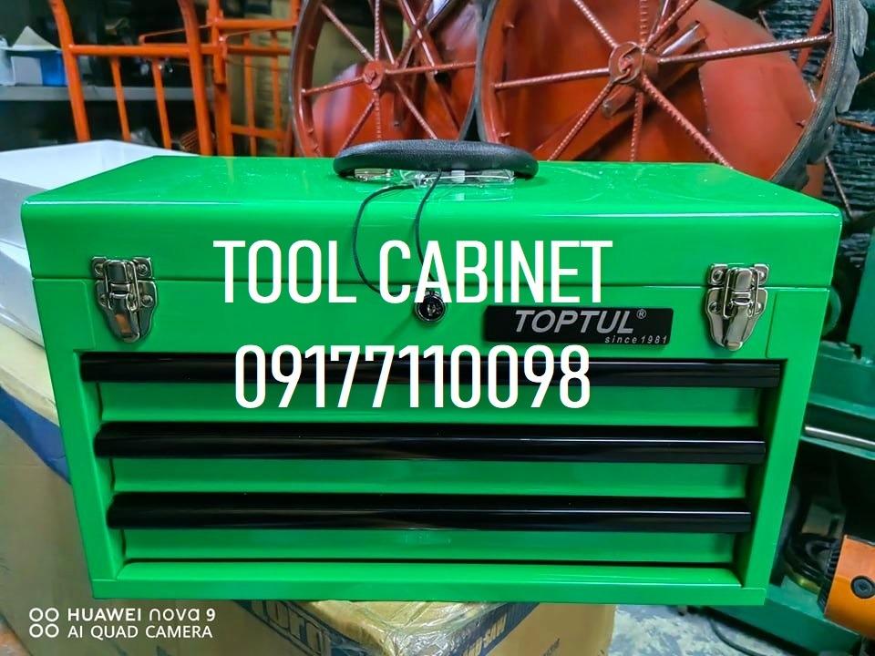 Toptul Tool Cabinet (Category: Construction Tools & Equipment) located in Manila. Submitted by joeyroque09 (Listing ID 1149810640, Image 1). Description: TAKEZO INDUSTRIAL SUPPLY Location: Mayhaligue St. Abad Santos, Manila Waze: Takezo Industrial Supply (Tondo, Manila) Land mark: Uno High School 126 Medicion 2B, Imus, Cavite Waze: Takezo Industrial Supply (Imus, Cavite) Land mark: Sea Oil.