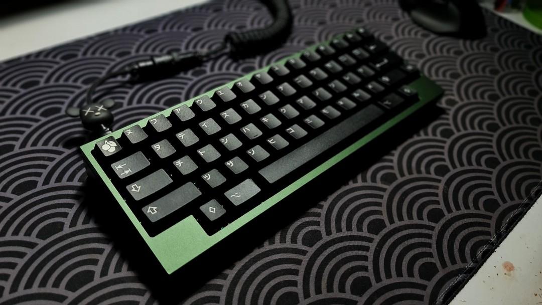 Tofu HHKB Green kbdfans custom mechanical gaming keyboard hotswap