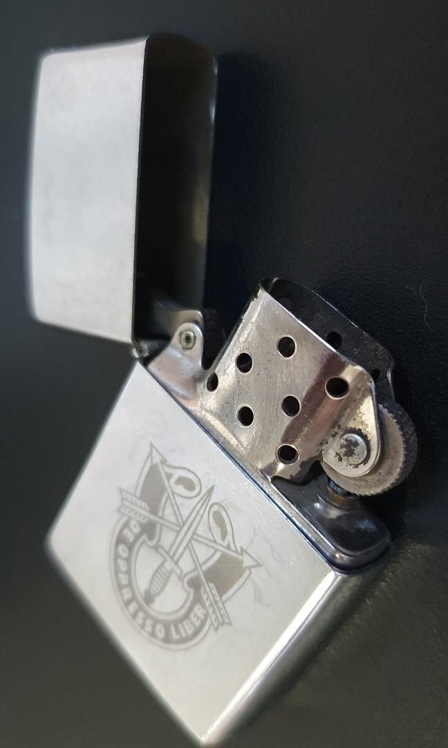 Vietnam War 1973 USA Special Forces Zippo Cigar Cigarette Lighter Rare