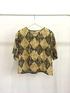 Vintage Snake Blouse