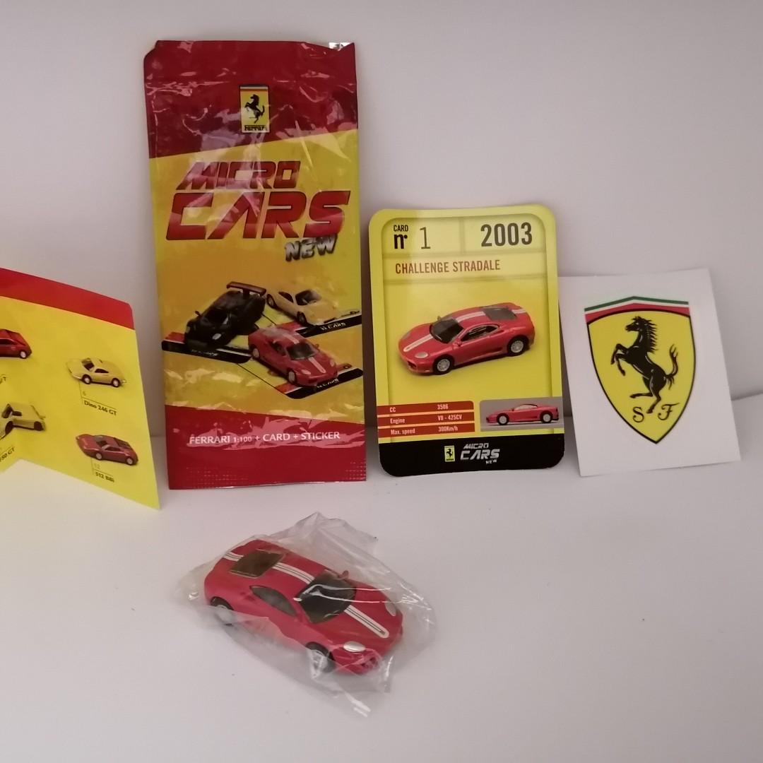 1 100 Kyosho Micro Car Ferrari Challenge Stradale Red 1 Toys Games Action Figures Collectibles On Carousell