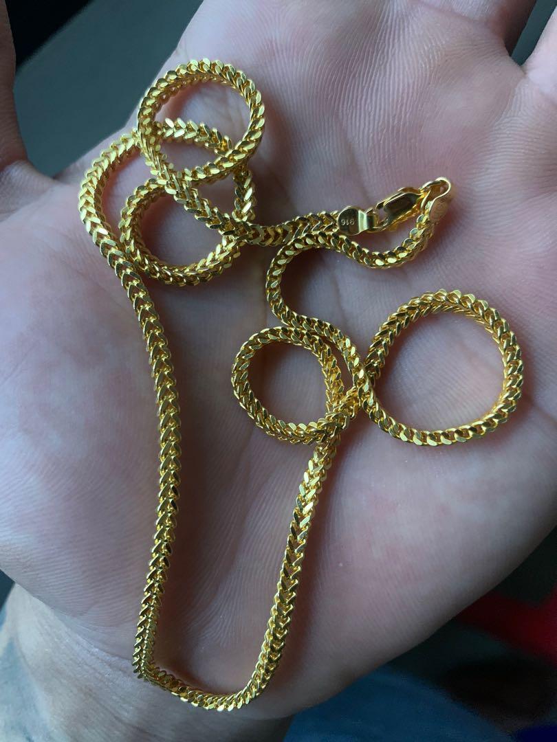 Foxtail discount gold chain