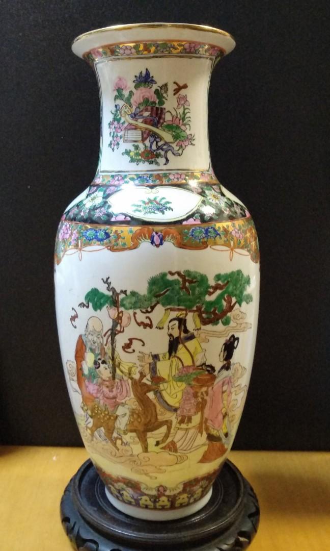 早年出口創匯中國廣彩手繪粉彩開窗花瓶, 興趣及遊戲, 收藏品及紀念品 