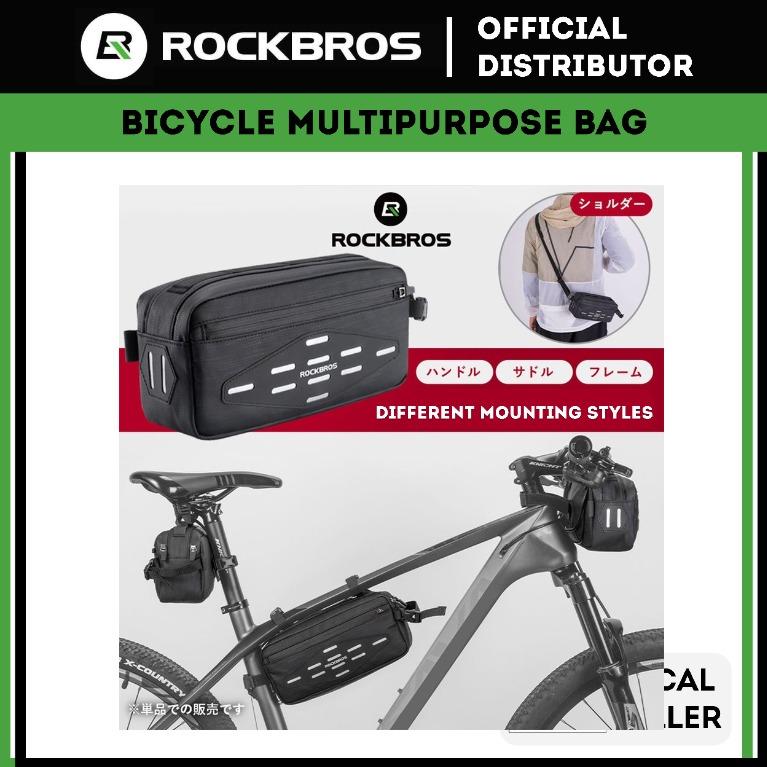 Handlebar Pannier Bag Bar Pouch Outdoor for Cycling Bicycle Front Basket Bike EA 