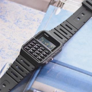 回到未來 DATA BANK Casio 計數機錶 復古。CA-53WF-1b 全黑色 新款6色齊集+元祖經典款。限時特價。CASIO 正品正貨有保養。ca53w ca53wf calculator vintage general original64198186836739110