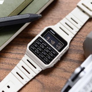 回到未來 DATA BANK Casio 計數機錶 復古。CA-53WF-8b 米白色 新款6色齊集+元祖經典款。限時特價。CASIO 正品正貨有保養。ca53w ca53wf calculator vintage general original64231048503683110