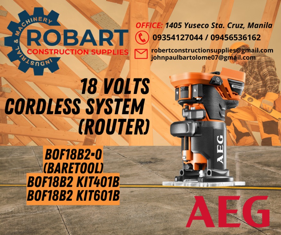 AEG ROUTER, Commercial & Industrial, Construction Tools & Equipment on ...