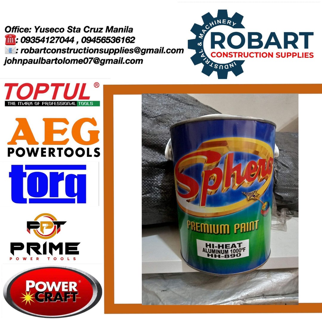 Aluminum Hi heat paint 1000F