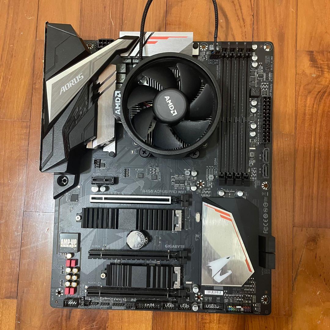 Amd Ryzen R5 3600 Aorus B450 pro WIFI Computers Tech Parts