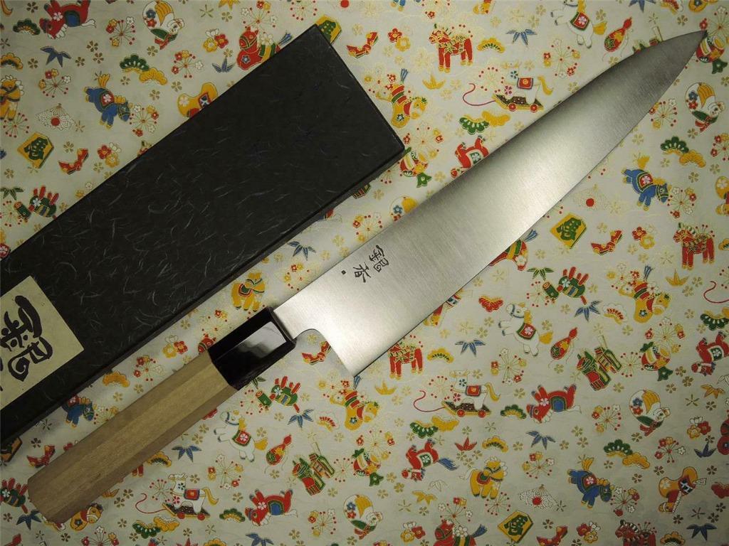 Ashi Hamono Ginga Swedish Stainless WaGyuto Japanese Knife 240mm