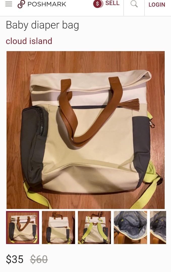 Cloud island backpack diaper bag discount