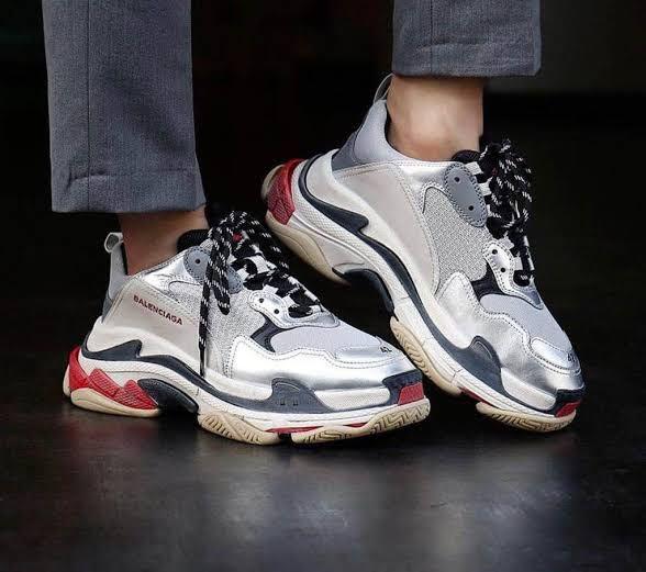 Triple s clearance silver red