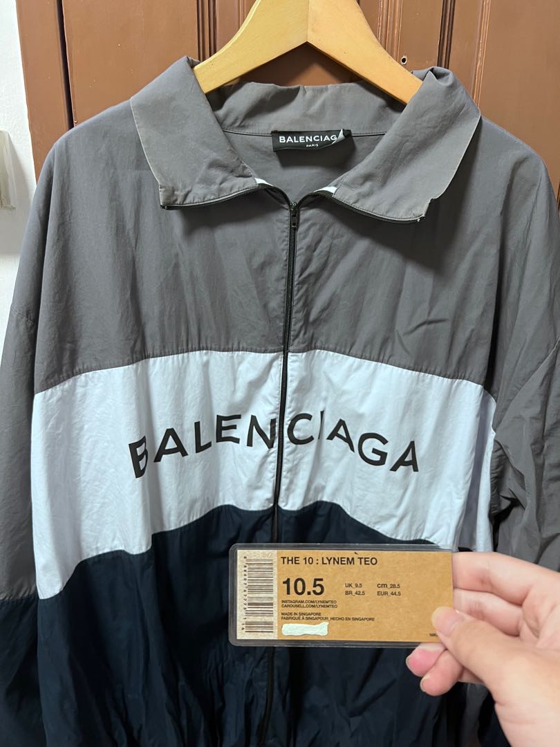 Balenciaga windbreaker grey 2025