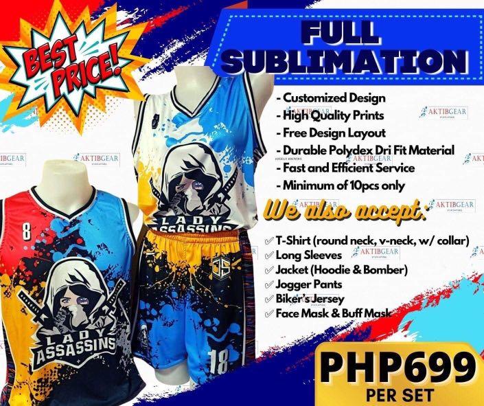 Basketball Jersey Full Sublimation, Men's Fashion, Activewear on Carousell