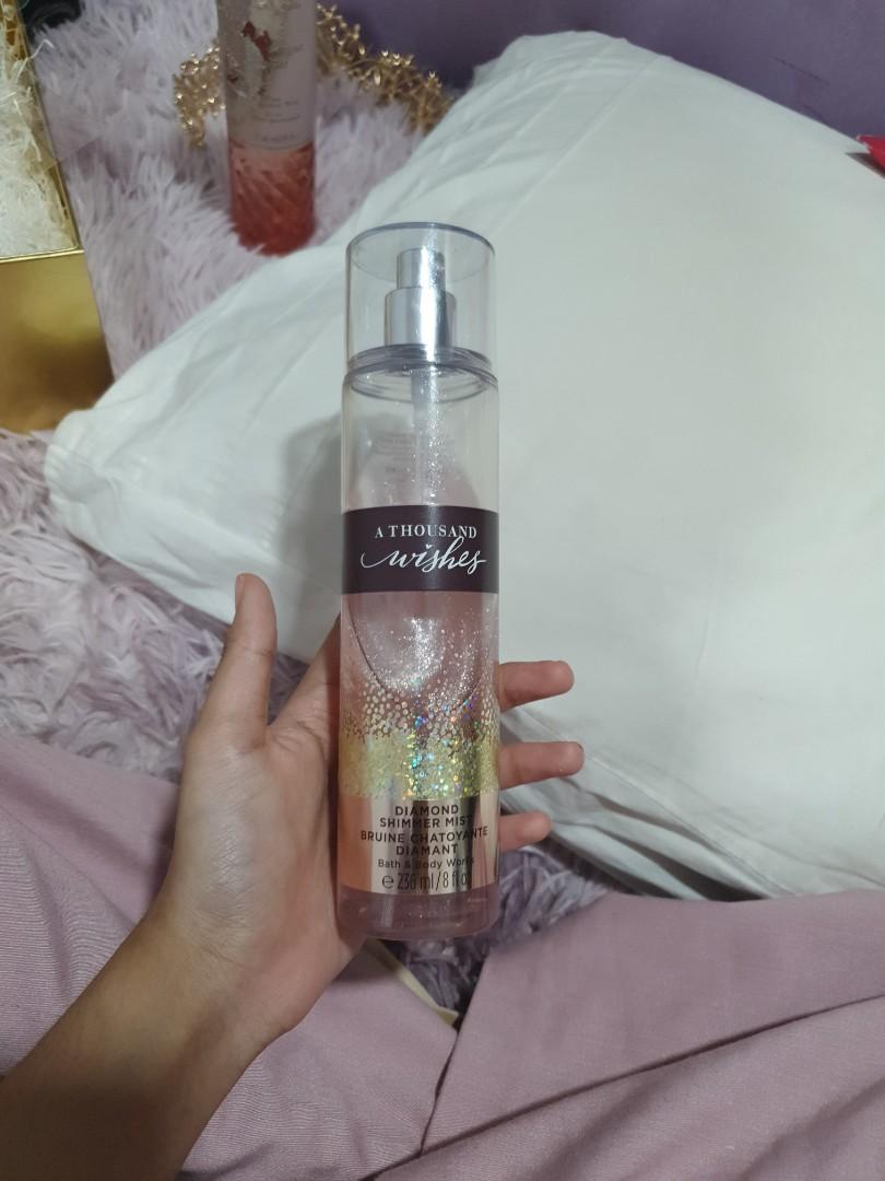 Bath and body works a thousand wishes diamond shimmer mist best sale