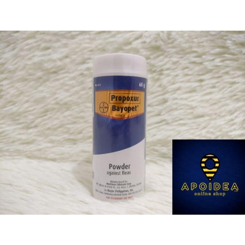 Bayopet Propoxur Pet Powder 60g Anti Fleas kuto for dogs