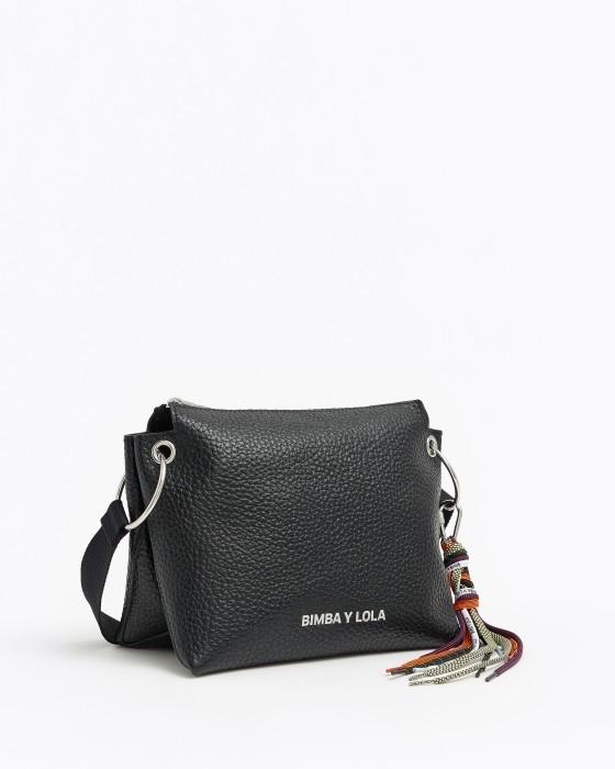 Leather handbag Bimba y Lola Beige in Leather - 32398791