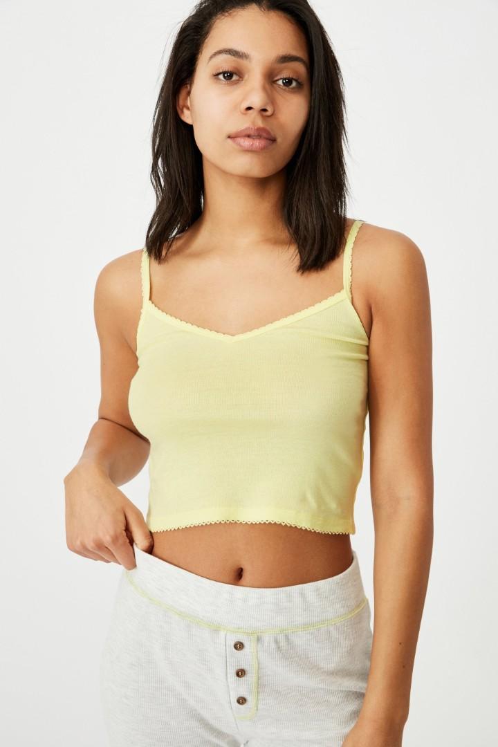 Ribbed deals sleep tank