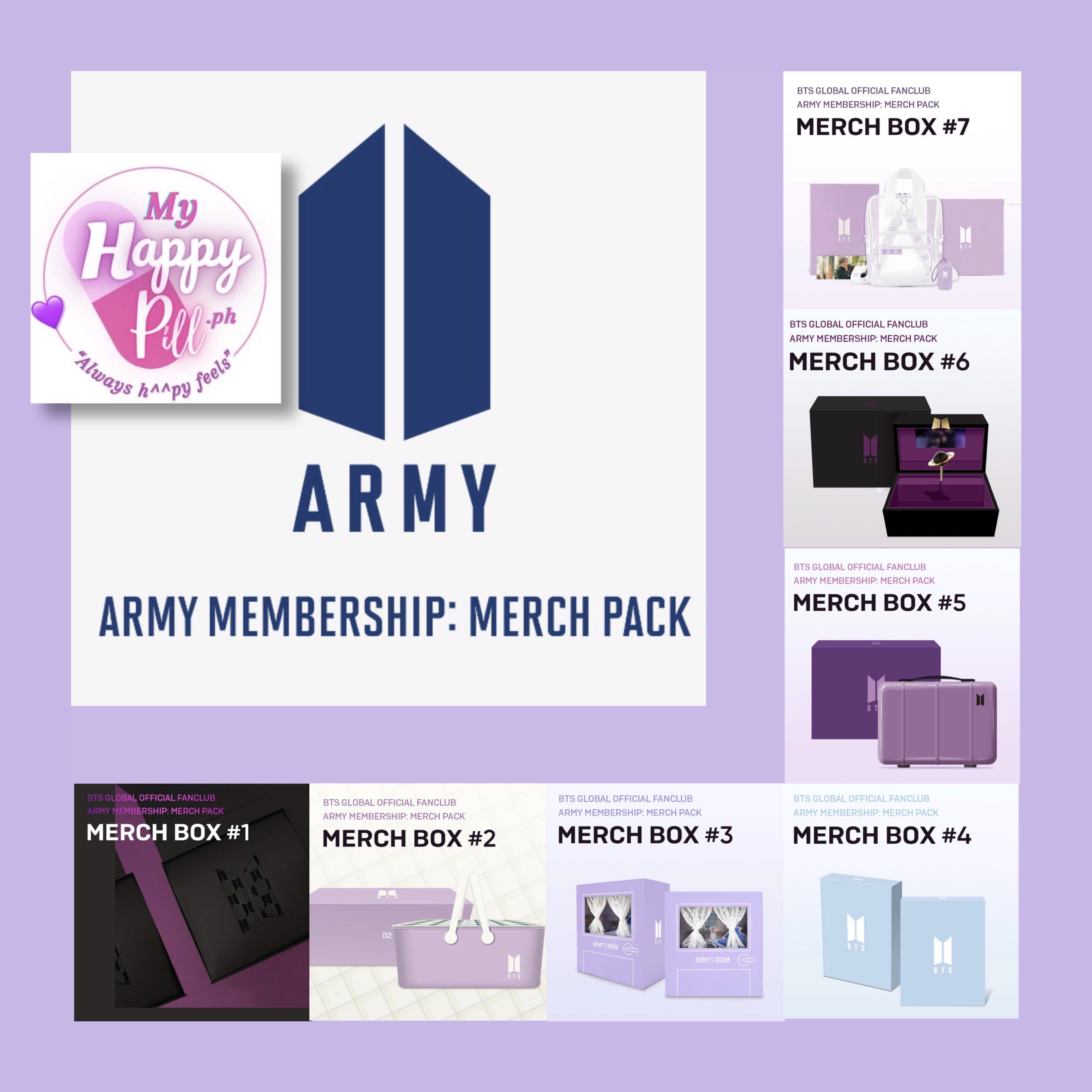 BTS ARMY Membership Kit Merch BOX 1 www.krzysztofbialy.com