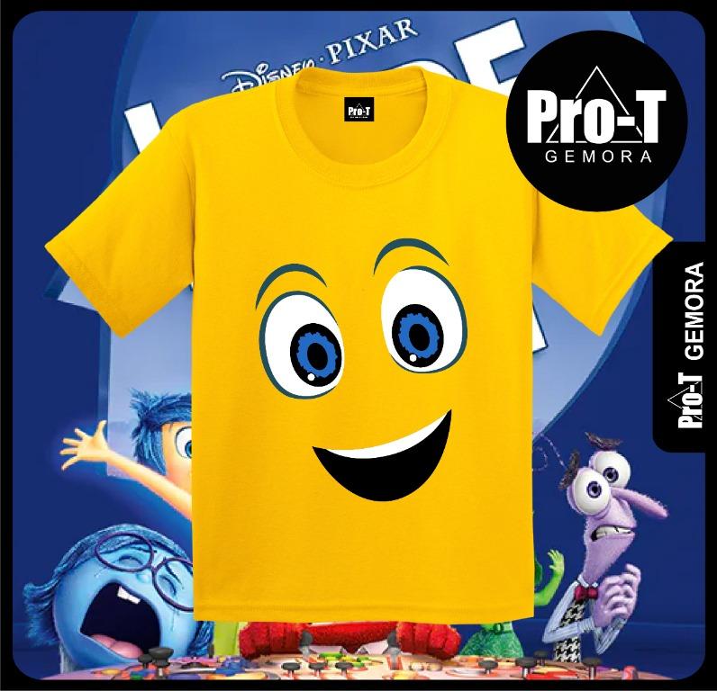 Disney Pixar Inside Out Simple Group Shot Graphic T-Shirt, Joy Fear Sadness  Disgust Anger Face Shirt Unisex Adult T-shir