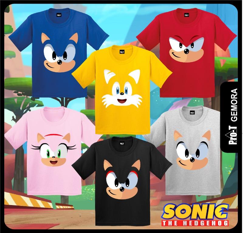 【Cartoon Theme Tshirt】SONIC THE HEDGEHOG Family Face Tshirt (Knuckles
