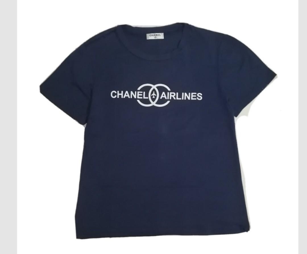 T-shirt Chanel Blue size S International in Cotton - 35607034