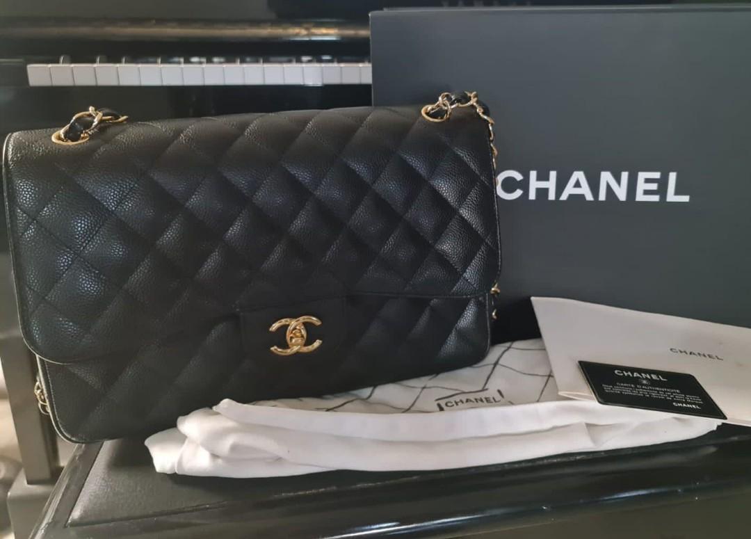 Chanel jumbo, Barang Mewah, Tas \u0026 Dompet di Carousell