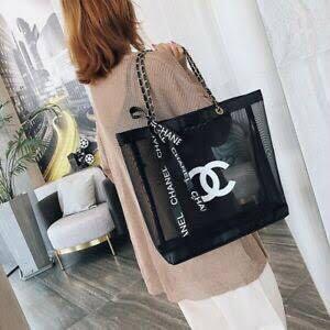 Chanel mesh tote bag (Category: Tote Bags) located in Cavite. Submitted by raspberrygurl (Listing ID 1146666699, Image 1). Description: Used once.